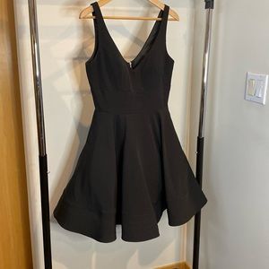 Xscape dress with tulle